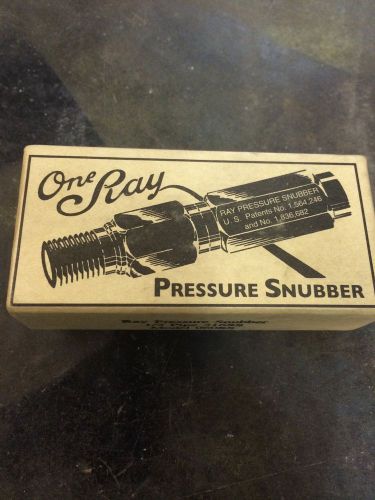 Ray 1/2&#034; Pressure Snubber 060SS-1/2&#034; Pipe 316SS