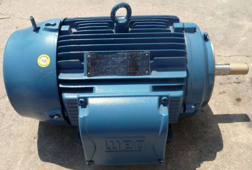 Weg 02036ep3e256jm-w22 pump motor 3ph 20hp inverter duty severe duty 230/460v for sale