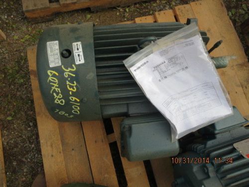 New toshiba 30 hp premium efficiency eqp iii 841 induction motor for sale