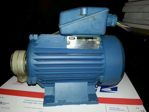 ALPAK G.E.C. 3 Phase Electric Induction Motor BS 5000 PT.99 Size D71 WORKS GREAT