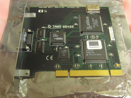 Clean tams test &amp; measurement systems 60488 pci hpib gpib interface card 82350a for sale