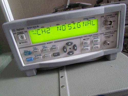 HP Agilent 53150A CW Microwave Frequency Counter 20Ghz