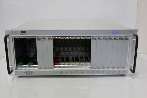 PICKERING 14 SLOT PXI CHASSIS WITH 2 POWER SUPPLIES WORKS W/NATIONAL INSTRUMENTS
