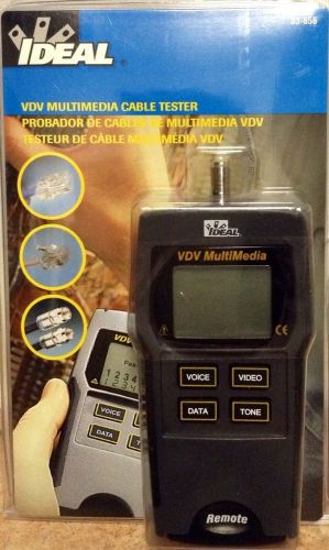 IDEAL VDV Multimedia Cable Tester ~ 33-856