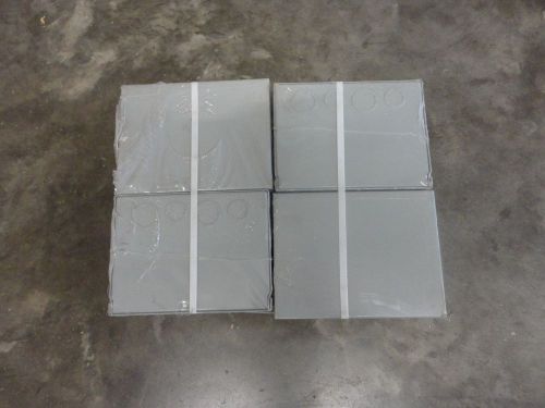 Quantity of 4 Cooper B-Line Screw Cover Junction Boxes NEW! Free Ship! 886 RTSC