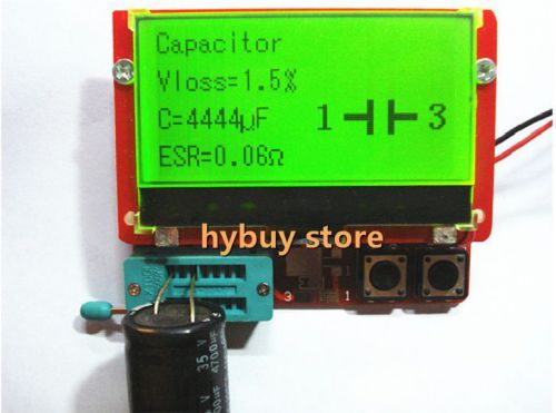 New 12864 lcd transistor tester diode triode capacitance esr meter mos/pnp/npn for sale