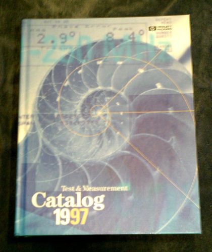 1997 hewlett packard (hp) test &amp; measurement catalog, excellent condition for sale