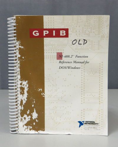 National Instruments GPIB NI-488.2 Function Reference Manual for DOS/Windows