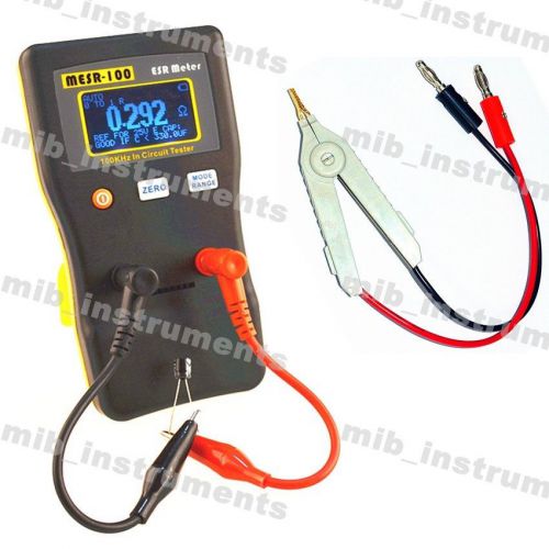 Mesr-100 esr / low ohm in circuit capacitor meter +smd clip probe for sale