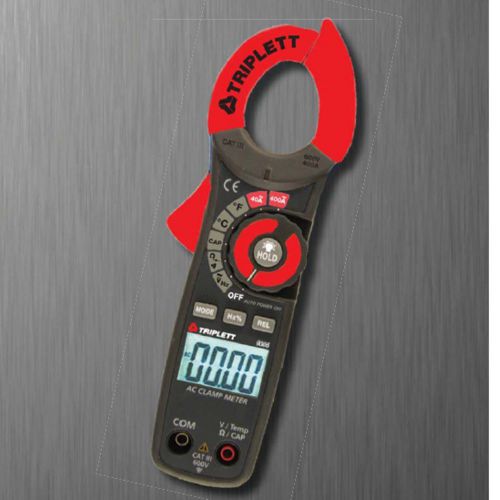 New Triplett 9305 Compact Digital Clamp On Multimeter Amps Volts Ohms Temp