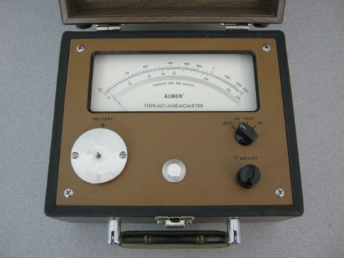 Alnor Thermo-Anemometer Type 8500 Air Velocity Meter