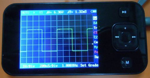 Mini Pocket 4MHz 50MSa/s Handheld Oscilloscope 2.8&#039;&#039; TFT LCD 320x240 Li-battery