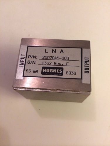 Waveguide Amplifier Hughes L N A 2007045-003 83ma  Free Shipping