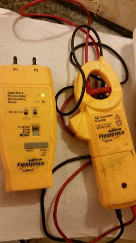 Fieldpiece admn2 and ach4 manometer and ac current  clamp