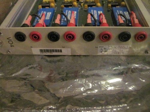 Astro-Med BOARD Module ASM-V04 VOLTAGE IMPUT MODULE ASTRODAQ P96D0059 42203-1 G
