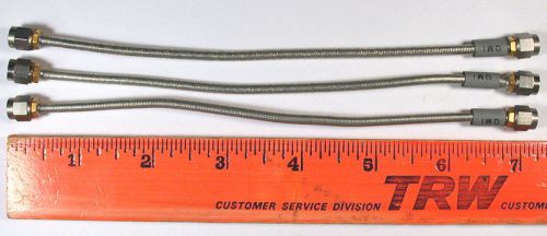 SMA COAX HAND-FORMABLE .141 - 7-Inch - QMI &#034;Semi-Flex&#034; - *USED*ONCE* - Qty:3