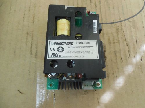 Power one multiple-output ac/dc pwr supply mpb125-2015 240vac 15vdc 125w 1.8a for sale