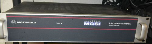 MOTOROLA  MCSI Pilot Genlock Generator Model PGG-3000