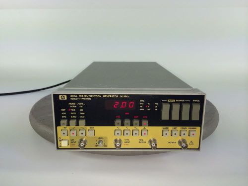 Hewlett packard 8116a pulse/function generator 50 mhz *as-is* for sale