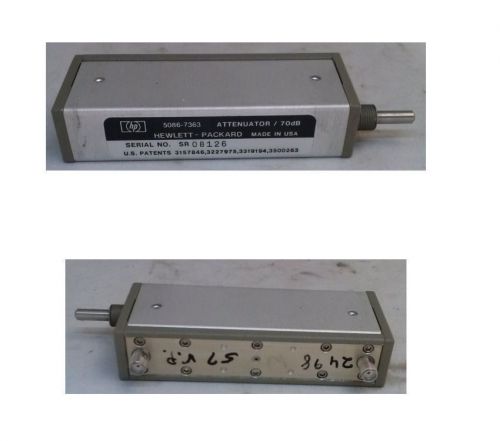 Hewlett-packard 5086 7363 attenuator /70db dc-4ghz for sale