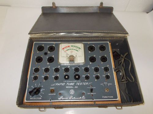 Vintage Superior Instruments Co SICO Model 82 Rapid Tube Tester