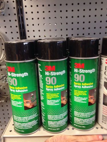 3m Hi-strength Model 90 Spray Adhesive High Temp 17.6 oz Cans CASE OF 3 CANS