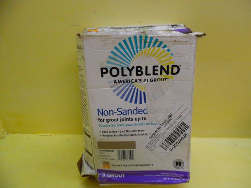 Polyblend non-sanded grout mushroom #135 10 lb pbg13510 up to 1/8&#034; joints for sale
