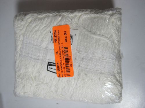 Rubbermaid white 1&#034; cut end disposable wet mop head fgv41800wh00 nib for sale