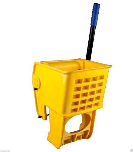 Yellow 36 quart wet mop bucket replacement wringer commercial for sale