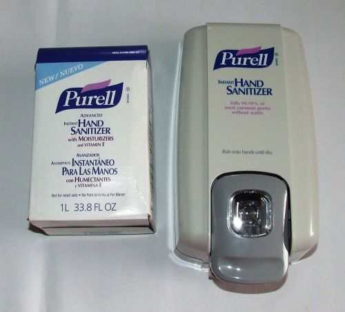 Purell Start Kit 2156-D1 SPACE SAVER Hand Sanitizer Dispenser &amp; 1 Liter Refill
