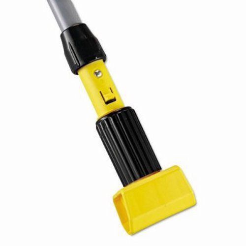 60 inch clamp style vinyl-covered aluminum mop handle, yellow/gray (rcp h236) for sale