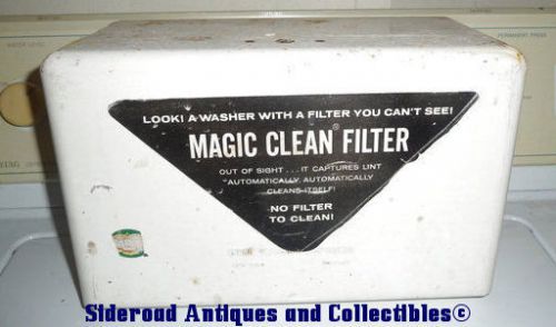 Vintage white metal crown zellerbach magic clean filter towel dispenser for sale