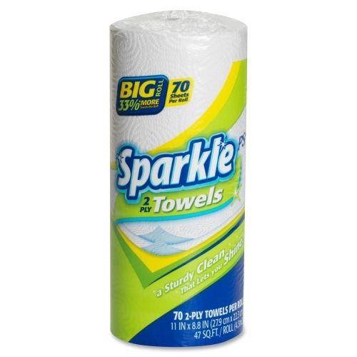 Sparkle ps Premium Roll Towel - 2 Ply - 70 Sheets/Roll - White
