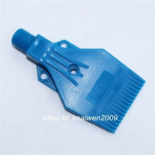 10pcs Blue ABS Air Blower Air Nozzle Air Knife Wind 1/4&#039;&#039; bspt Plastic 3holes