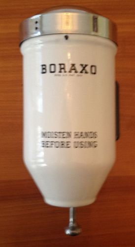 Vintage Boraxo Bathroom Soap Dispenser  Patented 1936  Very good condition