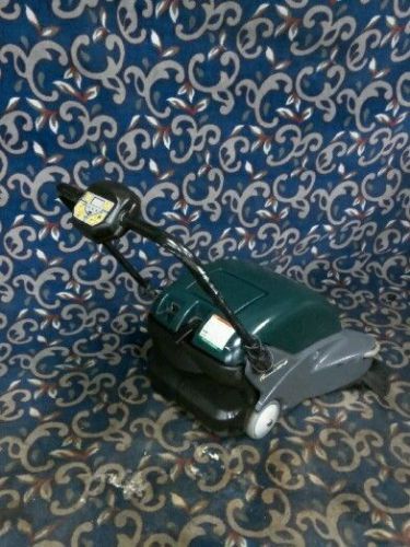 Tennant nobles battery powered walk behind floor sweeper for sale