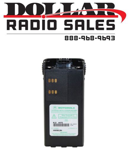New OEM Motorola HNN9010A INTRINSICALLY SAFE Ni-MH 1800mAh Battery HT750 HT1250