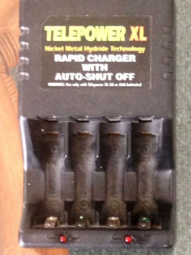 Telepower XL Rapid Charger for AA, AAA WITH AUTO SHUT OFF