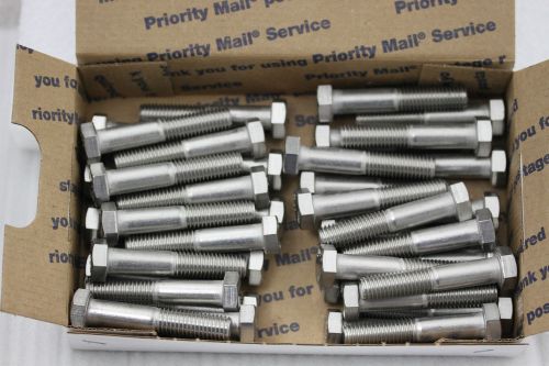 40 pc. 1/2-13 x 2 3/4 316 ss hex head bolts s31600  f-11 for sale