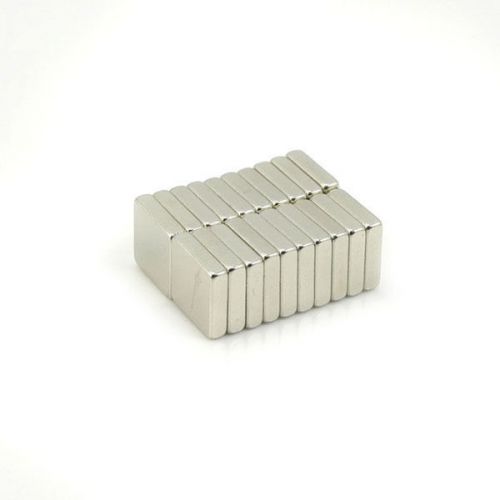 20pcs 5/16&#034; x 5/16&#034; x 5/64&#034; Blocks 8x8x2mm Neodymium Magnets Fridge Craft N35
