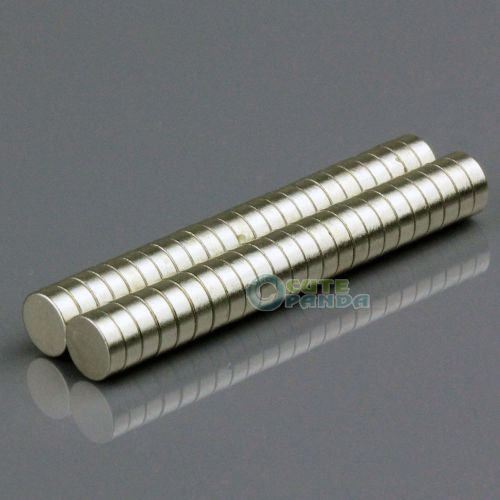 50pcs Small Disc Cylinder Neodymium Magnets 6mm x 2mm Round Rare Earth Neo N50