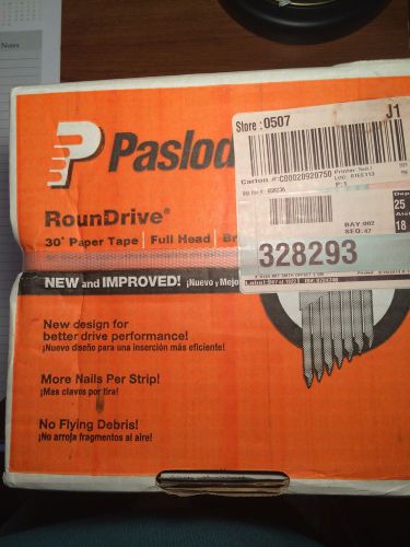 Passlode RounDrive 30 Degree  Paper Tape Smooth shank Full head Nails 2500ct