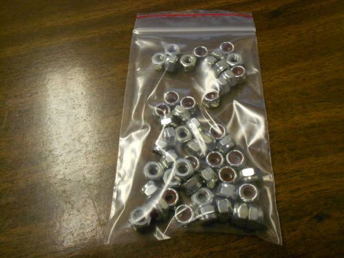 3/16-32 nylon insert hex lock nuts 50pcs for sale