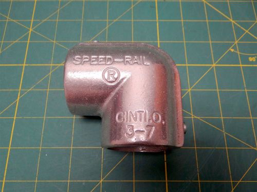 Hollaender 1-1/4&#034; aluminum speed-rail elbow fitting 45 degrees for sale