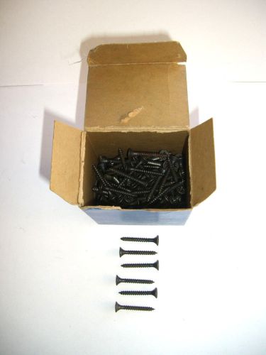 Vintage zinc chromate phillips flat head tapping screws, 1 1/4&#034;, no 10, nos for sale