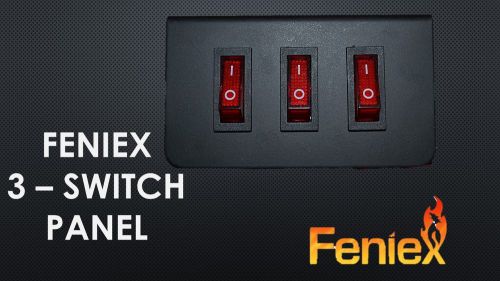 Feniex haleo 3 switch panel / fire rescue for sale