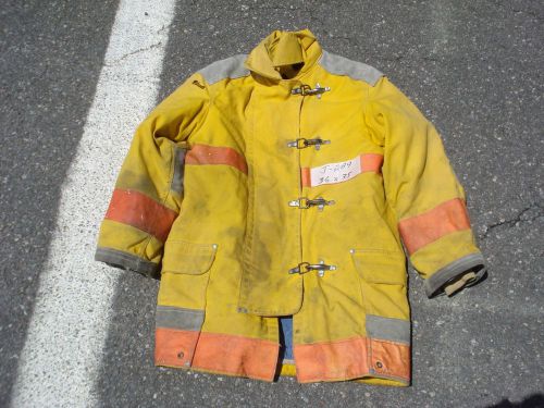 36x35 Jacket Coat Firefighter Bunker Fire Gear JANESVILLE... J289