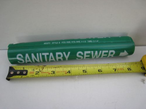 4 marking service  sanitary sewer style b 1-1/8 x 2-1/4 for sale