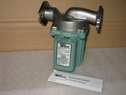 New taco 0014-sf1 stainless steel cartridge circulator pump for sale