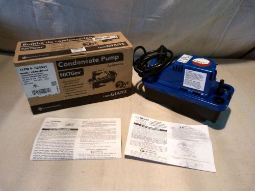 NEW Little Giant Automatic Condensate Pump Model: VCMX-20ULS 80gph to 20&#039; 230V